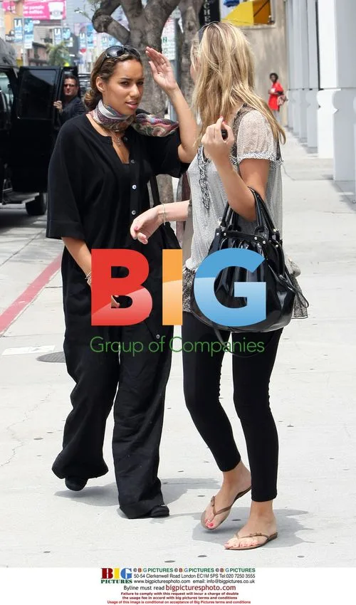 Leona Lewis goes shopping in LA