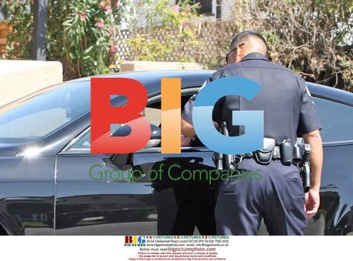 Melanie Brown Pulled Over by Police