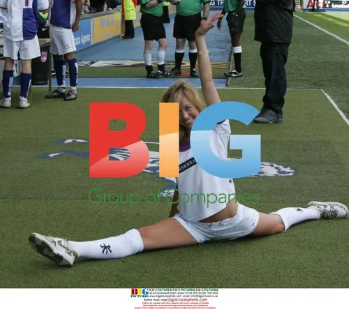 Grace Adams-Short at Celebrity Soccer Six tournament
