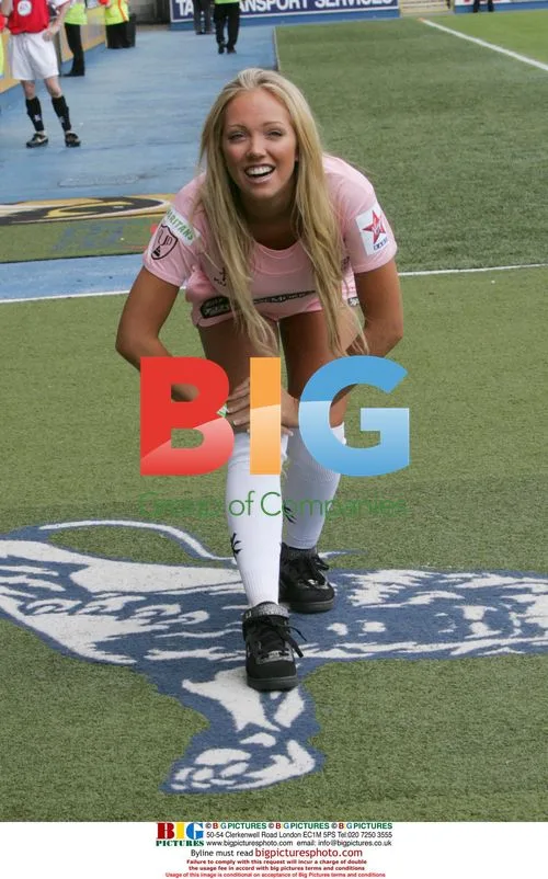 Asleyne Horgan-Wallace at Celebrity Soccer Six