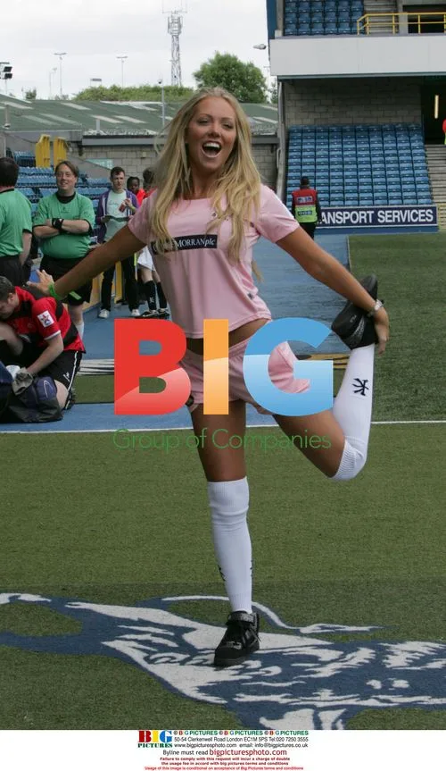 Asleyne Horgan-Wallace at Celebrity Soccer Six tournament
