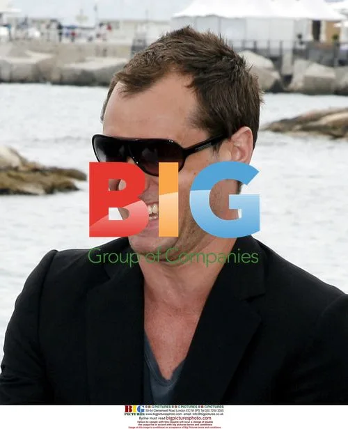 Jude Law and Jeremy Gilley at Cannes Film Festival