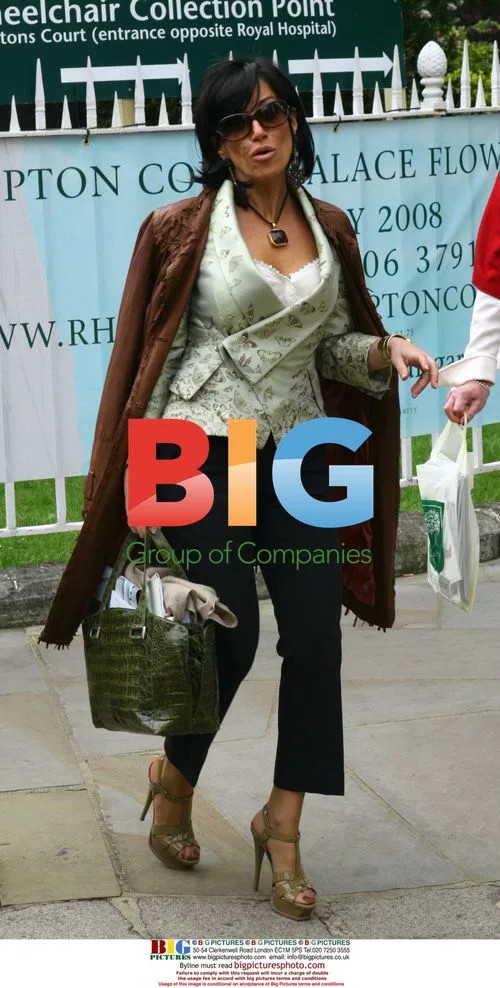 Nancy Dell'Olio at Chelsea Flower Show