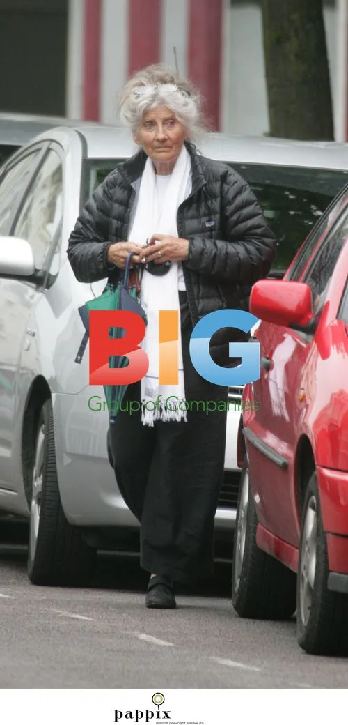 Phyllida Law out and about in London