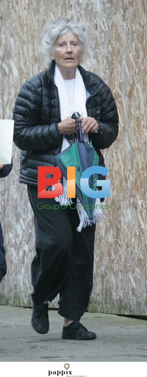 Phyllida Law out and about in London
