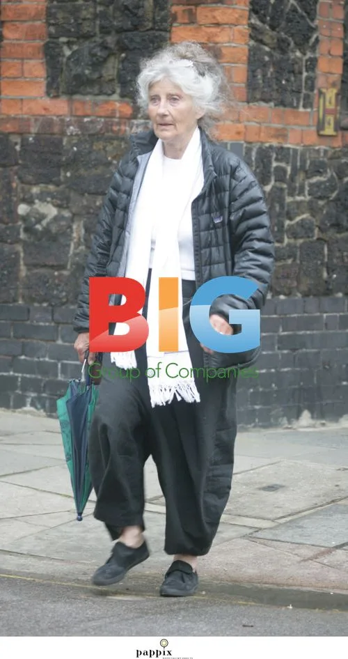 Phyllida Law out and about in London