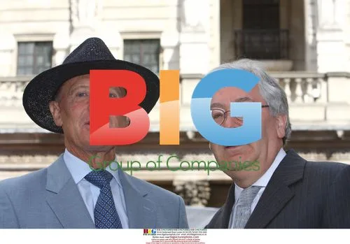 Bank of England Governor Mervyn King and Geoffrey Boycott