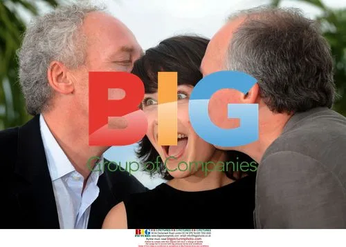 Dardenne Brothers and Alban Ukaj at 'Le Silence de Lorna' Photocall
