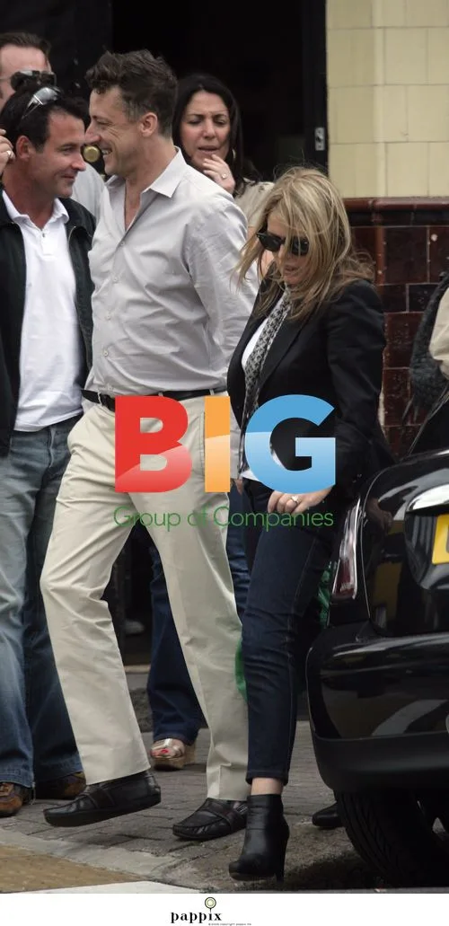 Patsy Kensit and Jeremy Healy in London