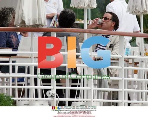 Andy Garcia Enjoying Lunch in Cap d'Antibes