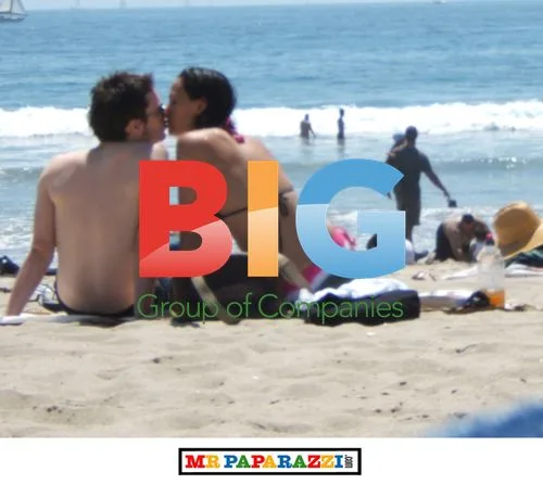Elijah Wood and Pamela Racine on Venice Beach