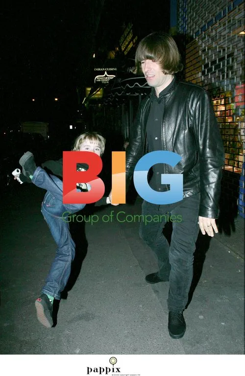 Liam and Gene Gallagher Kung-Fu in London