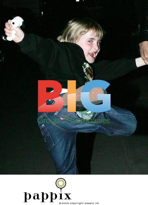 Liam Gallagher and son Gene do kung-fu in London