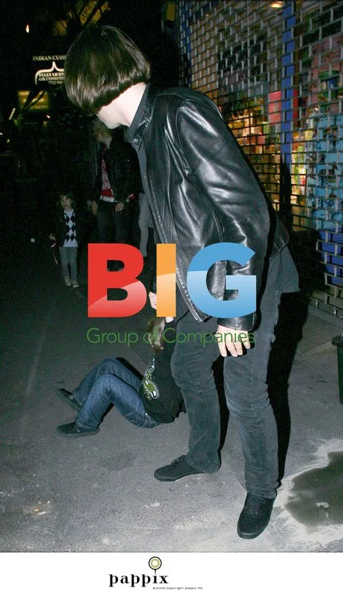 Liam Gallagher and son Gene practice kung-fu in London