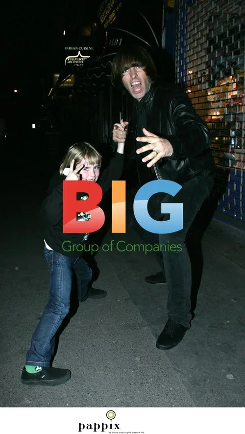 Liam Gallagher and Son Gene Kung-Fu in London