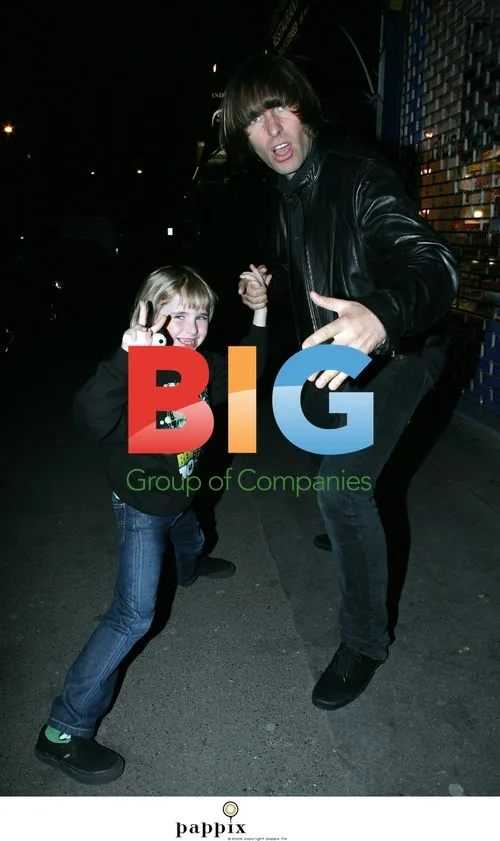 Liam Gallagher and Son Gene Kung-Fu in London