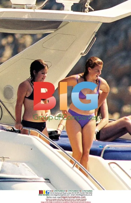 Sarah Ferguson and daughters on holiday in Saint-Tropez