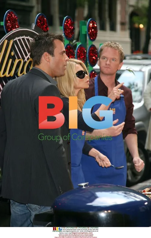 Kelly Ripa with Cameron Mathison and Neil Patrick Harris
