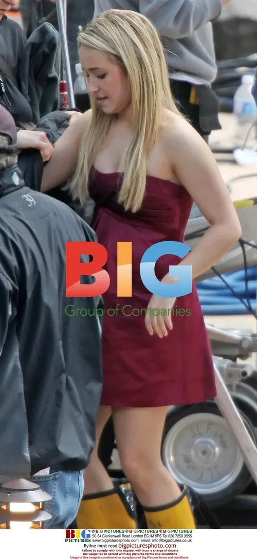 Hayden Panettiere and Paul Rust on "I Love You Beth Cooper" set