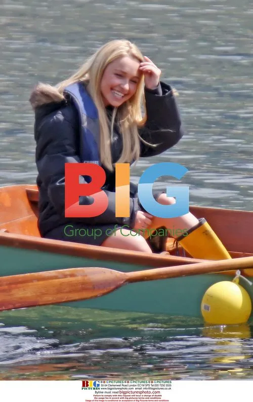 Hayden Panettiere on set of "I Love You Beth Cooper"