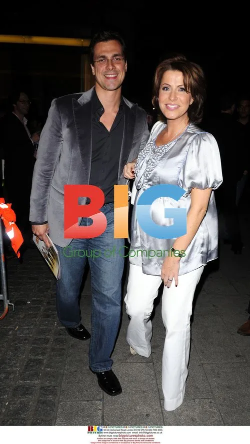 Natasha Kaplinsky and husband at "Never Forget" Musical