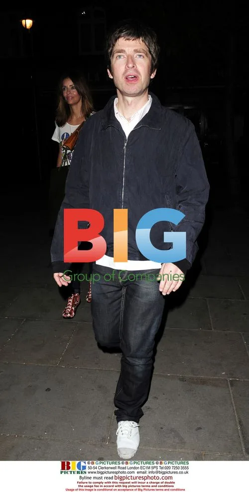 Noel Gallagher and Sara MacDonald leave Bungalow 8 Club