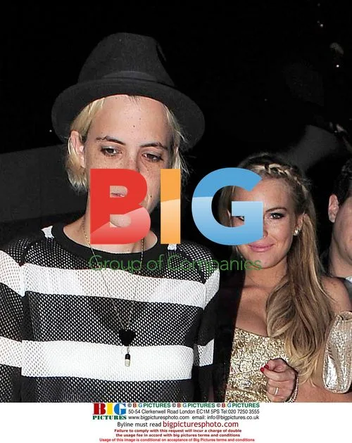 Lohan and Ronson party on P Diddy's boat in Cannes