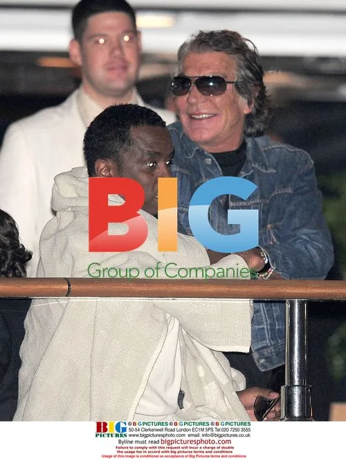 Celebs party on P Diddy's boat in Cannes