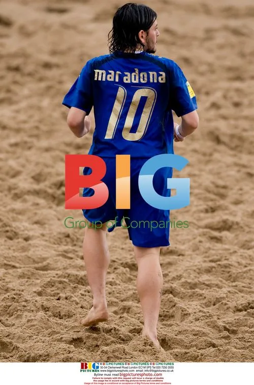Maradona Junior at Fifa Beach Soccer World Cup Qualifier