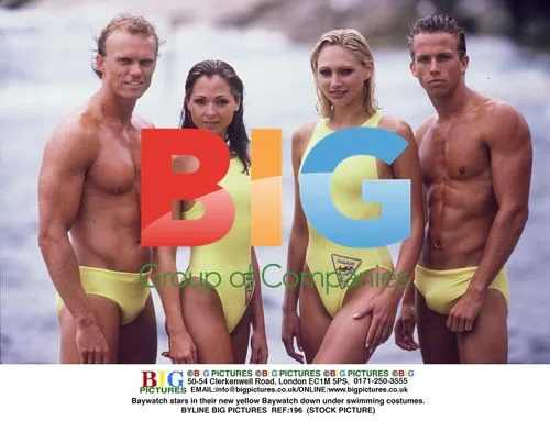 Baywatch Stars in New Yellow Swimsuits