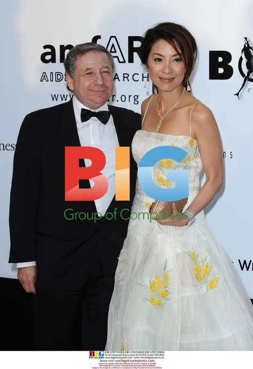 Michelle Yeoh and Jean Todt at amfAR Gala