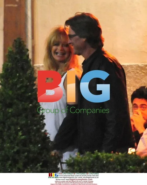 Kurt Russel and Goldie Hawn on holiday in Florence