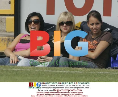 Pregnant Tina O'Brien at Charity Football Match