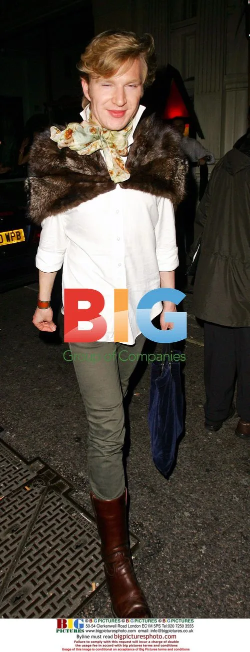 Henry Conway leaving Mahiki nightclub