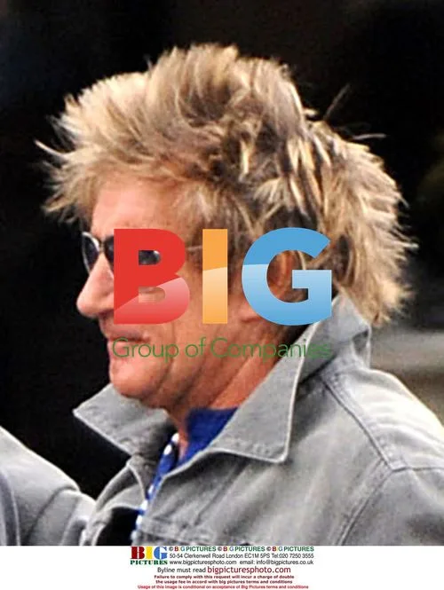 Rod Stewart and son Sean in Bel Air