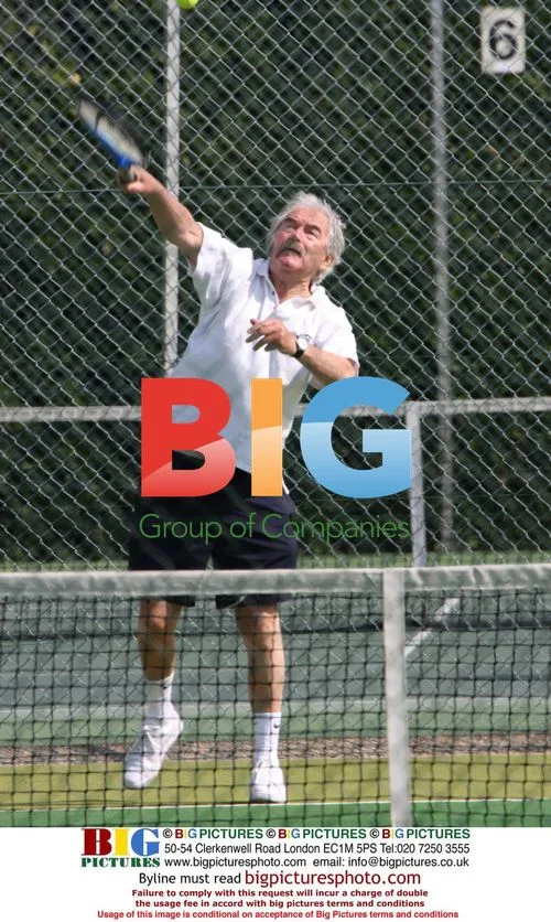 Des Lynam Plays Tennis