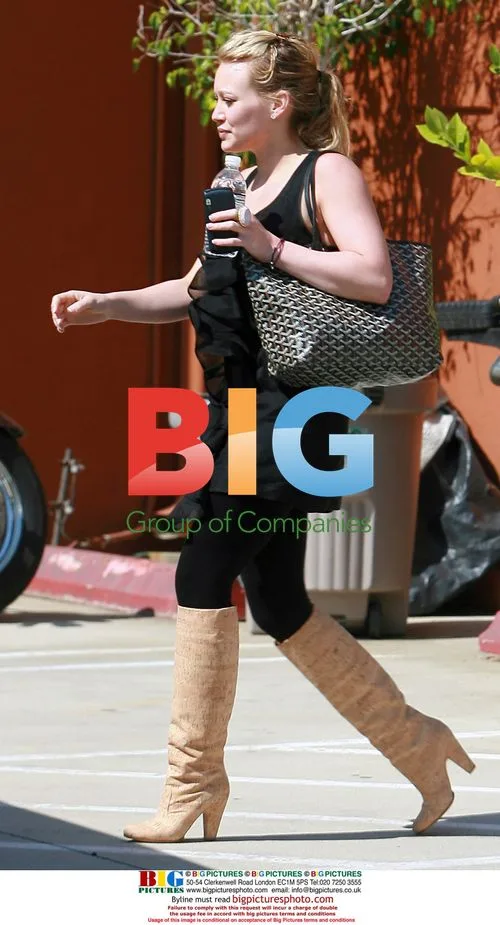 Hilary Duff at Recording Studio