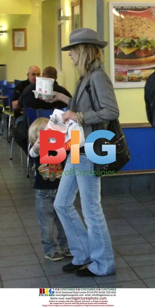 Kate Moss at McDonald's in Northolt
