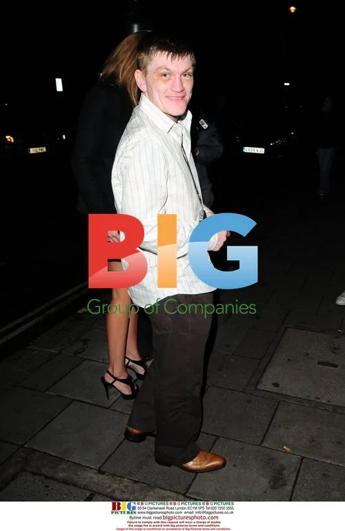 Boxer Ricky Hatton with girlfriend Jennifer Dooley