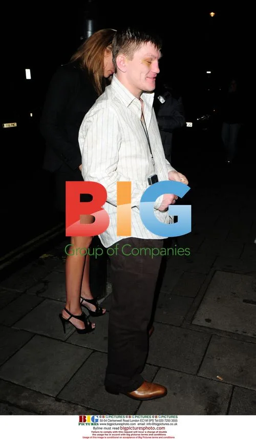 Boxer Ricky Hatton with Girlfriend Jennifer Dooley