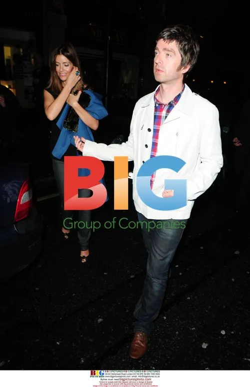 Sara MacDonald and Noel Gallagher at Percy and Reed launch