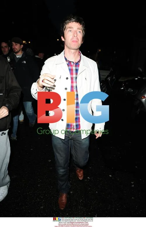 Sara MacDonald and Noel Gallagher at Percy and Reed launch
