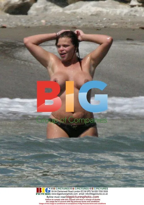 Jade Goody at the Beach