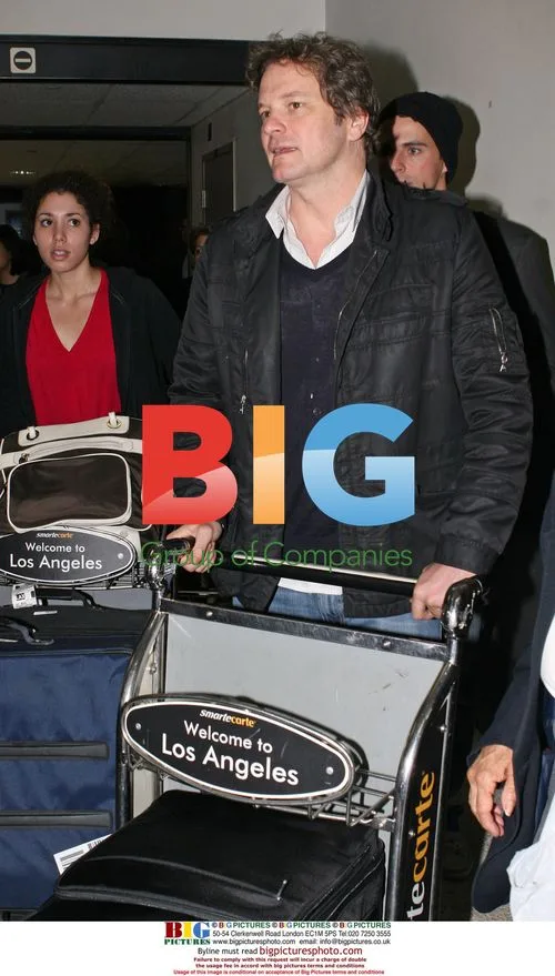 Colin Firth Arrives at LAX