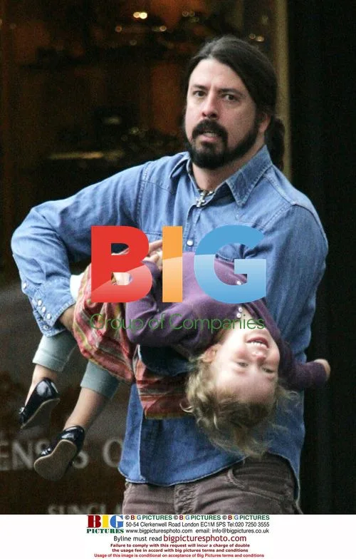 Dave Grohl out with family