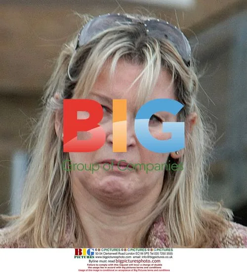 Gillian Taylforth shopping in London