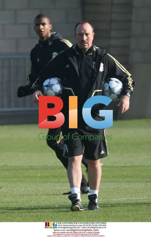 Liverpool players train at Melwood ahead of Champions League