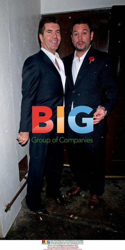 Simon Cowell and Huey Morgan at Industry Awards
