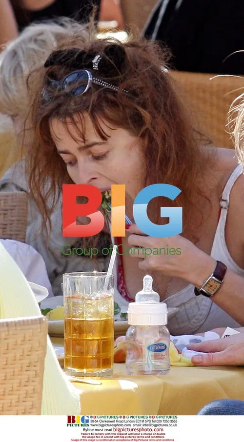 Helena Bonham Carter has lunch in Malibu