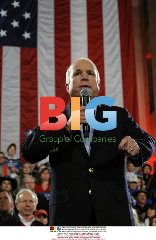 John McCain at campaign rally in Arizona